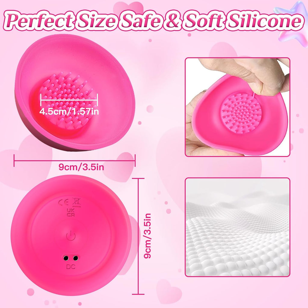 Nipple Toy Vibrator for Women with Remote Control, Wireless Nipple Clamps Sucking with 10 Vibrating Modes, APP Remote Control Nipple Toys for Women Couples, Adult Sex Toys for Couples