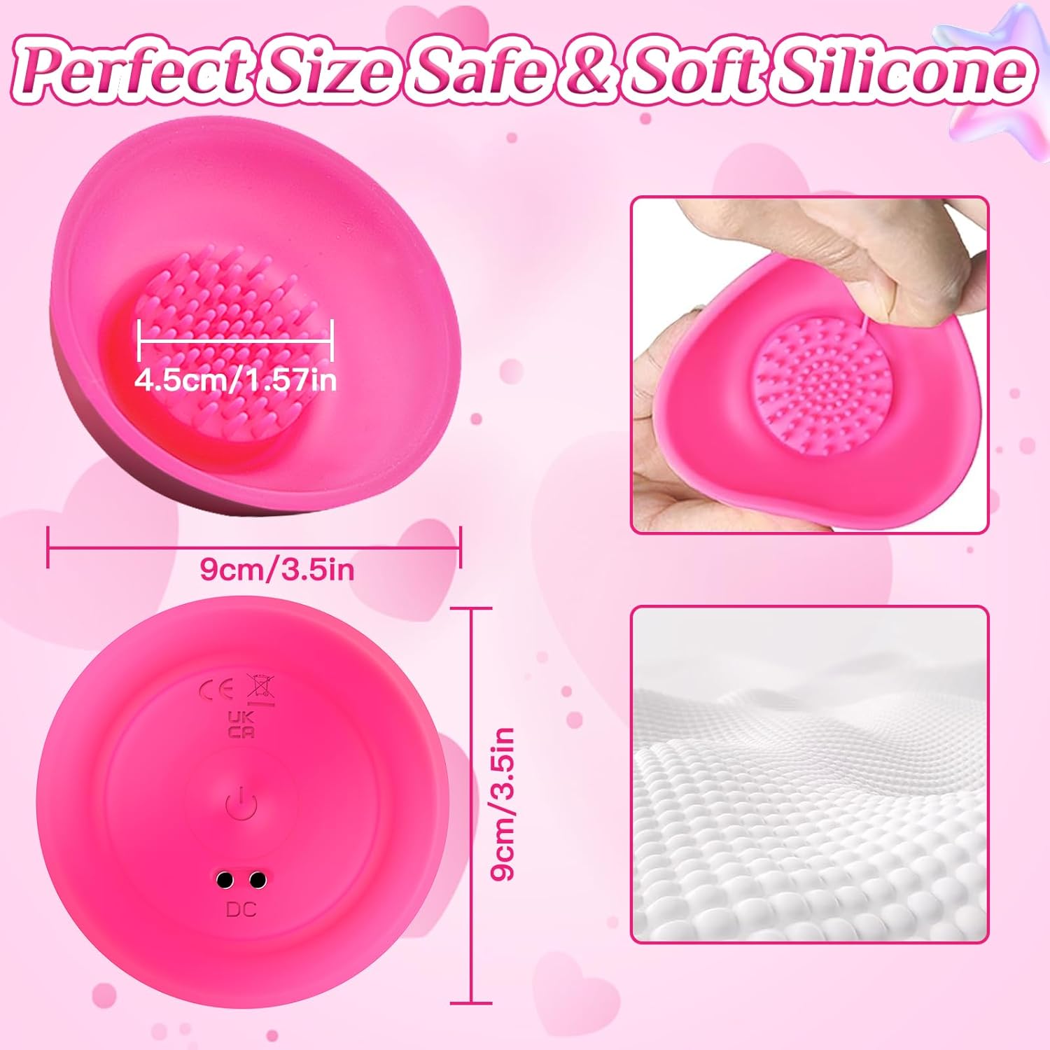 Nipple Toy Vibrator for Women with Remote Control, Wireless Nipple Clamps Sucking with 10 Vibrating Modes, APP Remote Control Nipple Toys for Women Couples, Adult Sex Toys for Couples