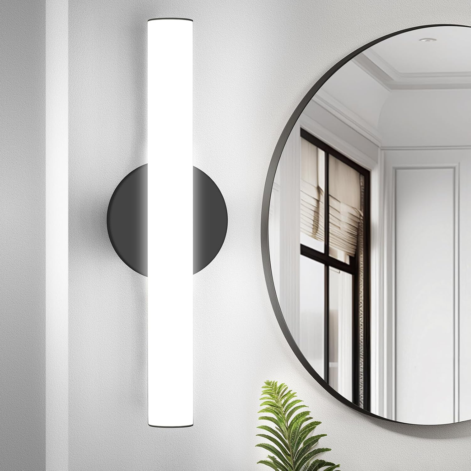 FOLKSMATE Modern Dimmable LED Vanity Light Bar Lighting Fixtures, 15.9 Inch LED Bathroom Light Fixture, 15W 1300LM Daylight White 5000K Wall Sconces