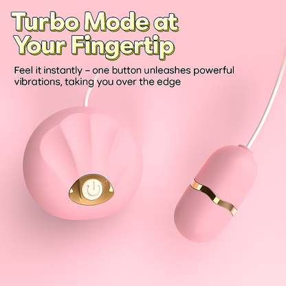 Doudou Vibrating Egg with Remote Control – 12 Speed Bullet Vibrator for Women, Rechargeable, Powerful, Discreet & Portable Intimate Massager